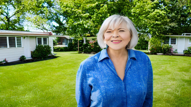 lady real estate agent